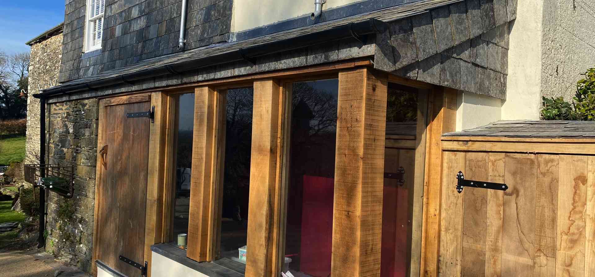 header bespoke oak porches bude cornwall